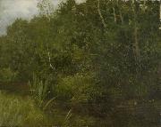 HOFFMANN, Hans Landscape with a pond oil on canvas